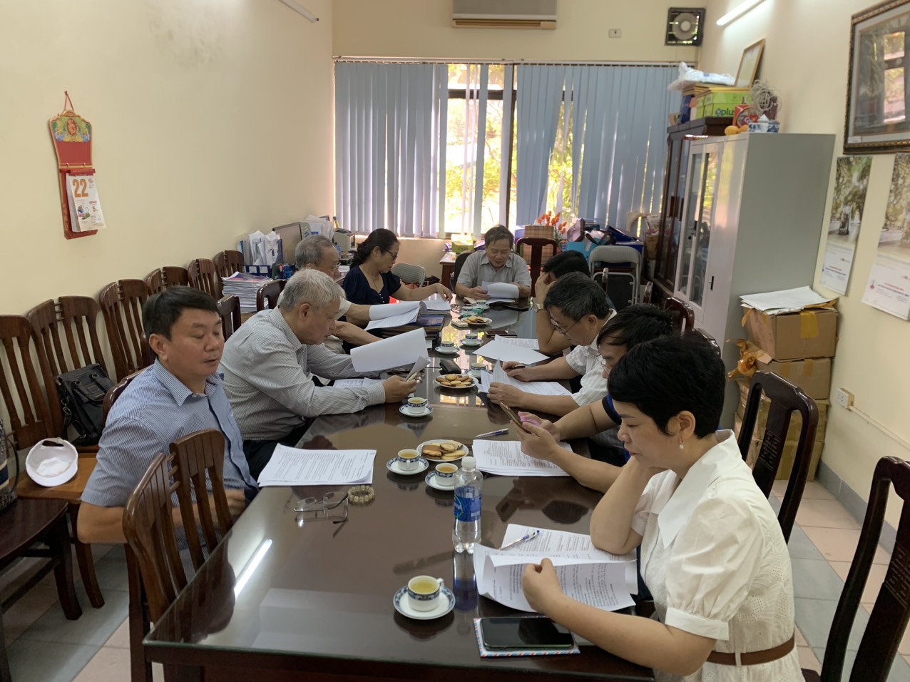 BAN THƯỜNG VỤ HỘI TUYỂN KHOÁNG VIỆT NAM HỌP PHIÊN 8 NHIỆM KỲ IV
